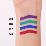 Eveline Cosmetics Variete - Тройной водостойкий подводник для глаз, 2.8 мл, оттенок 08 Ultrared — фото 2