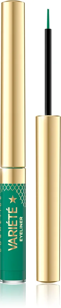 Eveline Cosmetics Variete - Тройной водостойкий подводник для глаз, 2.8 мл, оттенок 06 Peacock Green