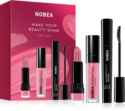 NOBEA Beauty Pleasure NOBEA Make Your Beauty Shine Gift Set - Набор подарочный для женщин, 3 шт