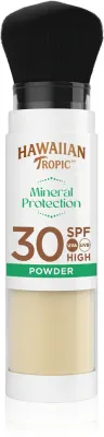 Hawaiian Tropic Mineral Protection Powder Brush - Водостойкий солнцезащитный порошок для загара SPF 30, 4.25 г