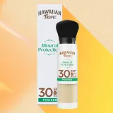 Hawaiian Tropic Mineral Protection Powder Brush - Водостойкий солнцезащитный порошок для загара SPF 30, 4.25 г — фото 3