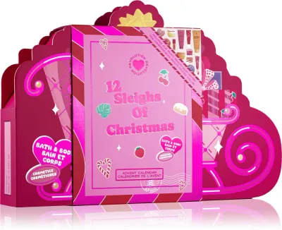 I Heart Revolution Advent Calendar 12 Sleighs of Christmas - Адвент-календарь для тела и лица, 12 шт