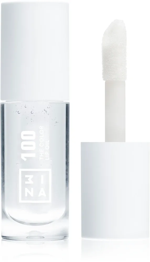 3INA The Color Lip Oil - Блеск для губ: олейк навилжающий до уст, 4 мл, оттенок 100 - Crystal clear