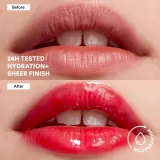 3INA The Color Lip Oil - Блеск для губ: олейк навилжающий до уст, 4 мл, оттенок 137 - Bright honey yellow, sheer — фото 4
