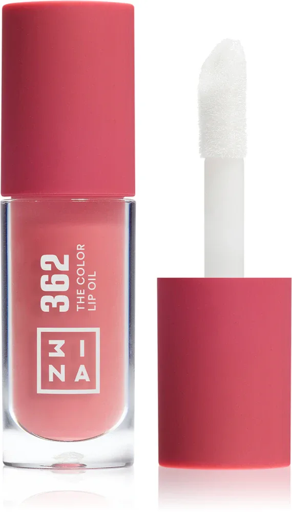 3INA The Color Lip Oil - Блеск для губ: олейк навилжающий до уст, 4 мл, оттенок 362 - Classic soft pink, sheer