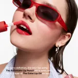 3INA The Color Lip Oil - Блеск для губ: олейк навилжающий до уст, 4 мл, оттенок 244 - Classic rich red, sheer — фото 5