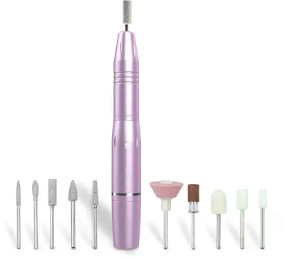 Пилка для ногтей RIO Professional Electric Nail File электрическая, 11 насадок, 1 шт