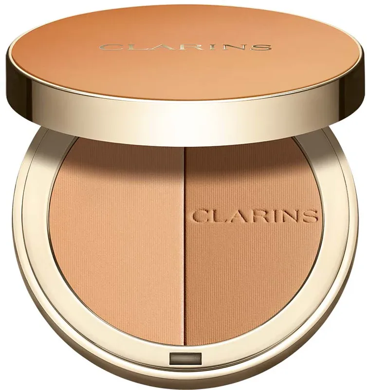 Clarins Ever Bronze Compact Powder - Пудра для лица в компакте, выравнивающая тонарующая, 10 г, оттенок 02