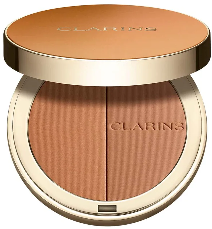 Clarins Ever Bronze Compact Powder - Пудра для лица в компакте, выравнивающая тонарующая, 10 г, оттенок 03