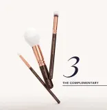 ZOEVA The Complete Brush Set Rose Golden Edition - Набор кистей с косметичкой, 1 шт — фото 4
