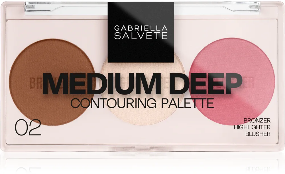 Gabriella Salvete Contouring Palette - Палетка для контуринга лица, оттенок 02 Medium Deep