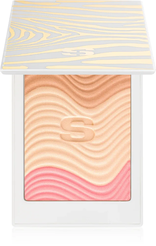 Sisley Phyto-Touche Sun Glow Powder - Румяна для щек с кисточкой, 11 г, оттенок Trio Pêche Dorée