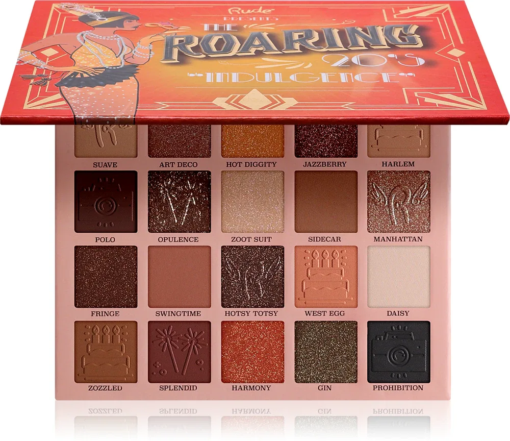 Rude Cosmetics The Roaring 20's - Палетка теней для век: палетка теней для век, 24 г, оттенок Indulgence