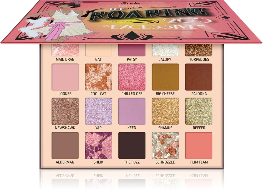 Rude Cosmetics The Roaring 20's - Палетка теней для век: палетка теней для век, 24 г, оттенок Excessive