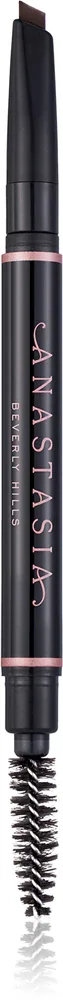 Карандаш для бровей Anastasia Beverly Hills Brow Definer с треугольным грифелем и щёточкой, 0,2 г, оттенок Dark Brown