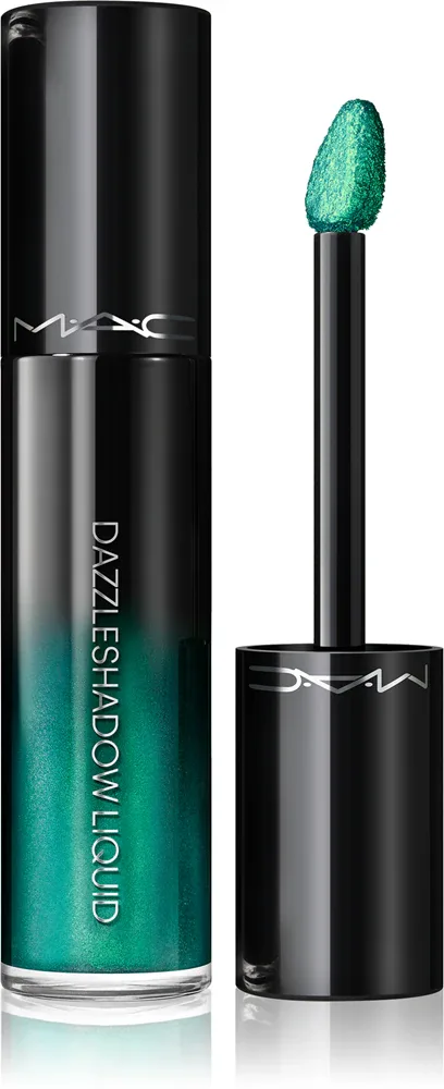 MAC Cosmetics Dazzleshadow Liquid Eyeshadow - Тушь для ресниц в жидкой форме, 4 мл, оттенок Telepathic Teal
