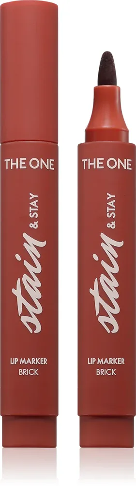 Oriflame The One Stain & Stay - Помада для губ: стойкая помада в маркере, 2.5 г, оттенок Brick