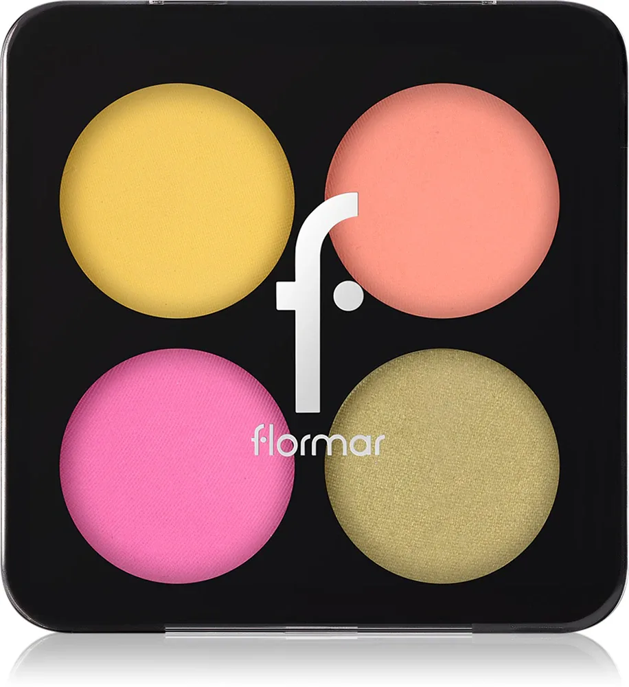 flormar Color Eyeshadow Palette - Палетка теней для век, 6 г, оттенок 005 Summer Breeze