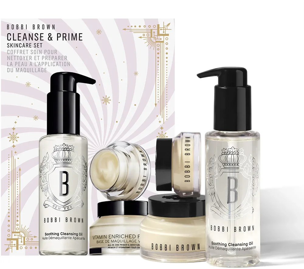Bobbi Brown Holiday Cleanse & Primer Skincare Set - Подарочный набор для идеальной кожи, 1 шт