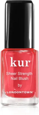 LONDONTOWN Kur Sheer Strength Nail Blush - Лак для ногтей, тонизирующий уход для укрепления и придания сияния, 12 мл