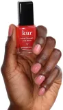 LONDONTOWN Kur Sheer Strength Nail Blush - Лак для ногтей, тонизирующий уход для укрепления и придания сияния, 12 мл, оттенок Poppy — фото 2