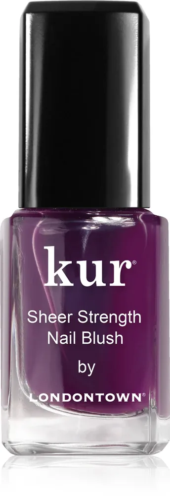 LONDONTOWN Kur Sheer Strength Nail Blush - Лак для ногтей, тонизирующий уход для укрепления и придания сияния, 12 мл, оттенок Concord