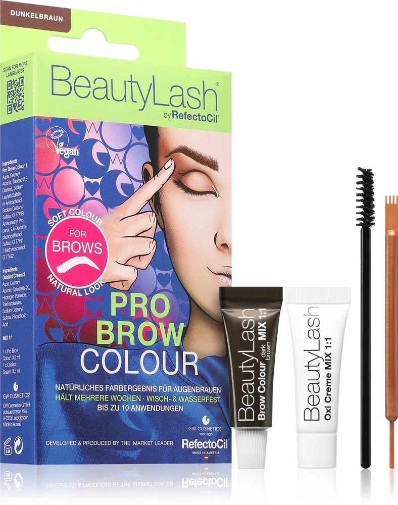 RefectoCil Pro Brow Colour - Краска для бровей, 1 шт, оттенок Dark Brown