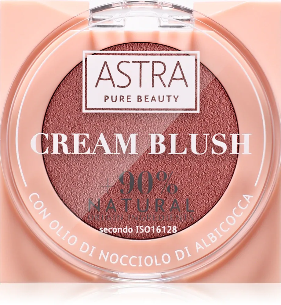 Astra Make-up Pure Beauty Cream Blush - Румяна для щек в креме, 2.8 г, оттенок 01 Oasis