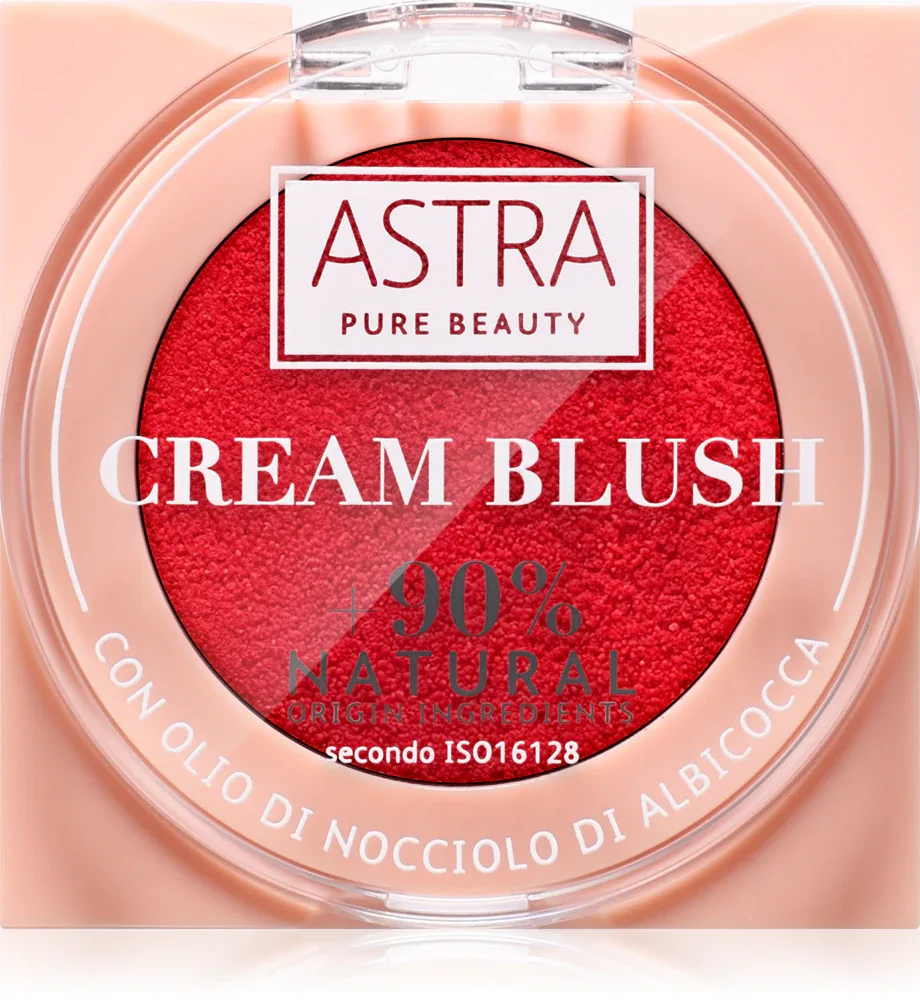 Astra Make-up Pure Beauty Cream Blush - Румяна для щек в креме, 2.8 г, оттенок 04 Coccinelle