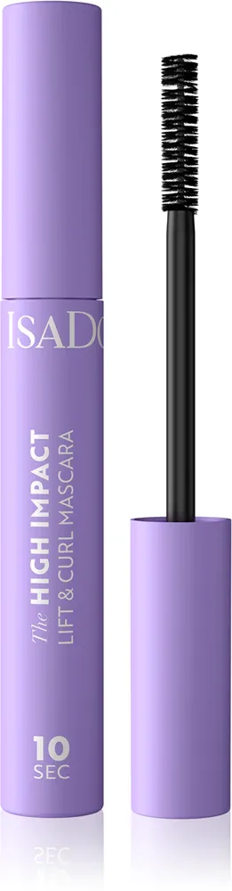 IsaDora 10 Sec High Impact Lift & Curl - Тушь для ресниц: подкручивающая и разделяющая, 9 мл