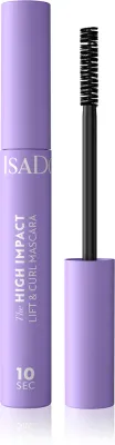 IsaDora 10 Sec High Impact Lift & Curl - Тушь для ресниц: подкручивающая и разделяющая, 9 мл