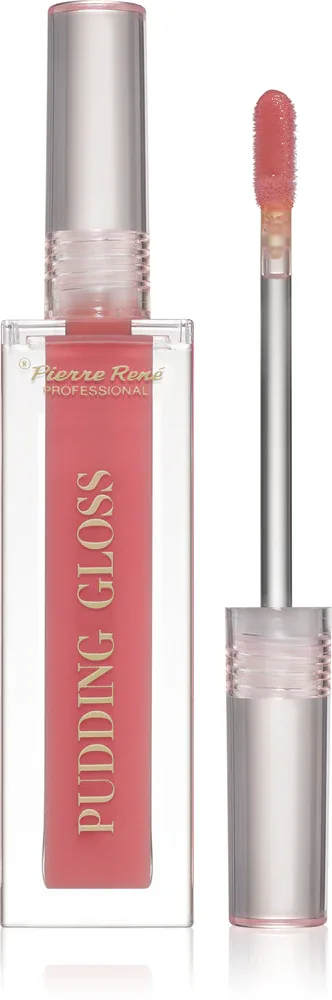 Pierre Rene Professional Pudding Lip Gloss - Увлажняющий блеск для губ, 5 мл, оттенок 01 Gloss Up Honey