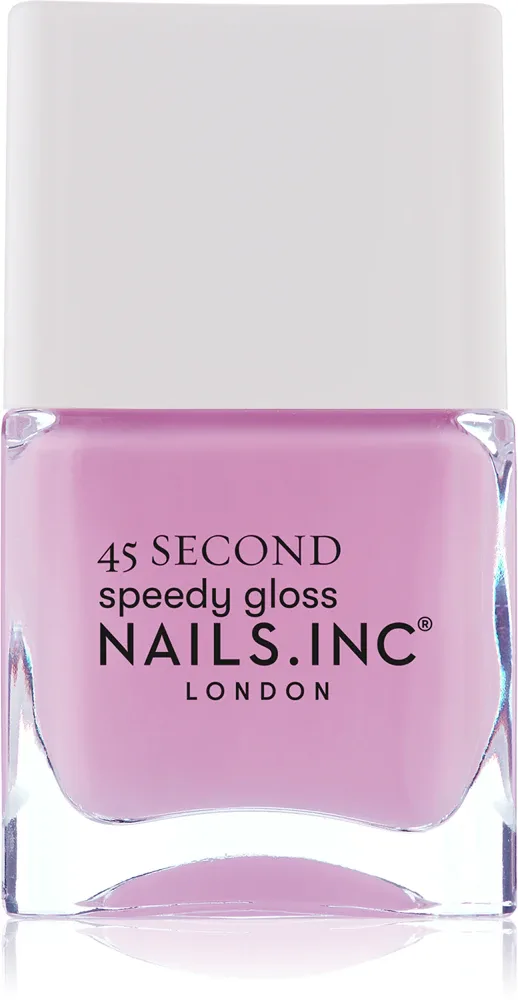 Nails Inc. 45 Second Speedy Gloss - Быстро сохнущий лак для ногтей, 14 мл, оттенок Ready for Richmond
