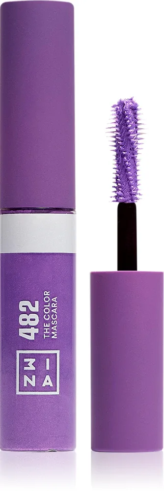 3INA The Color Mascara Mini - Тушь для ресниц, 5.5 мл, оттенок 482 - Purple
