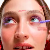 3INA The Color Mascara Mini - Тушь для ресниц, 5.5 мл, оттенок 482 - Purple — фото 3