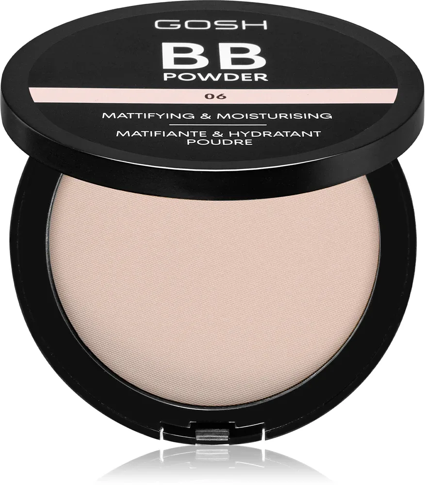 Gosh BB - Пудра матирующая, 6.5 г, оттенок 06 Warm Beige