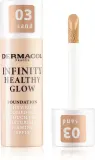 Dermacol Infinity Healthy Glow - Тональный флюид SPF 10, 20 г, оттенок 03 Sand — фото 1