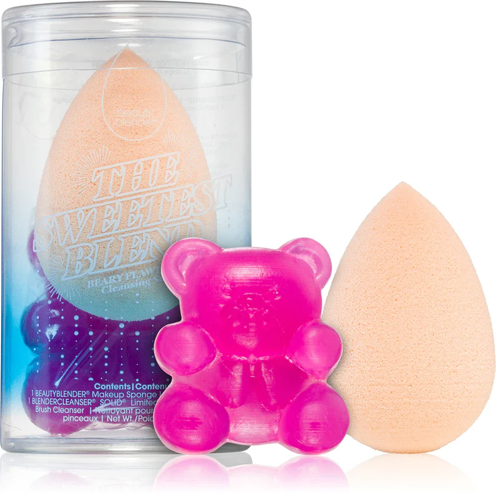 beautyblender The Sweetest Blend Beary Flawless Cleansing Set - Кисть для создания идеального внешнего вида