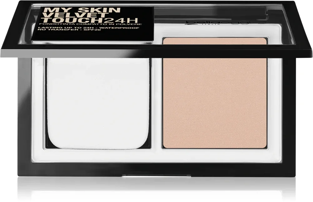 bellaoggi My Skin Velvet Touch 24H - Компактный порошковый тональный крем SPF 20, 9 г, оттенок 15N Linen