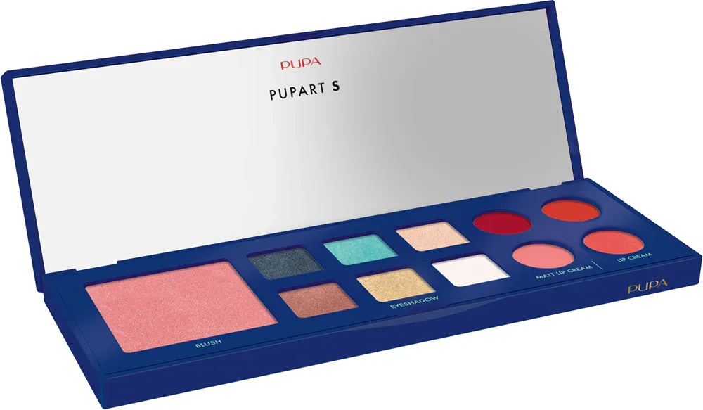 PUPA Milano Pupart S Blue - Палетка теней для век: палетка теней для век, 1 шт