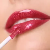 WONDERSKIN Wonder Blading Top Gloss - Блеск для губ с блестками, 4 мл, оттенок Red Glitter — фото 2