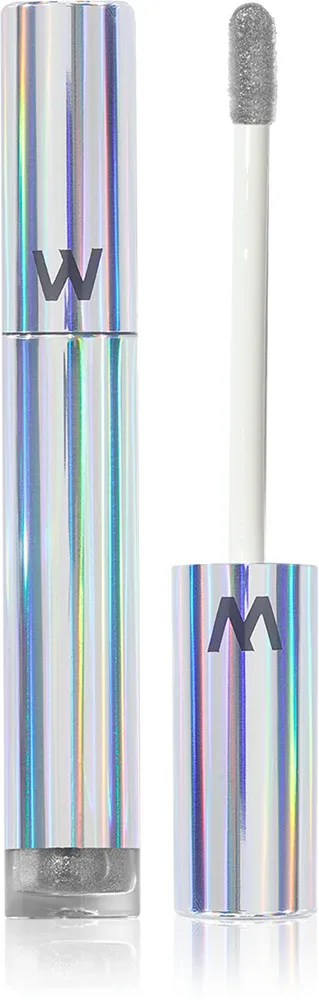 WONDERSKIN Wonder Blading Top Gloss - Блеск для губ с блестками, 4 мл, оттенок Silver Glitter