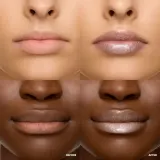 WONDERSKIN Wonder Blading Top Gloss - Блеск для губ с блестками, 4 мл, оттенок Silver Glitter — фото 3