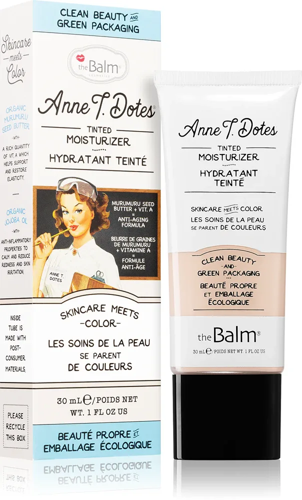 theBalm Anne T. Dotes Tinted Moisturizer - Тонирующий крем увлажняющий, 30 мл, оттенок #10 Very Fair For Cool Tones