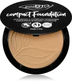 puroBIO Cosmetics Compact Foundation - Компактный порошковый тональный фонд SPF 10, 9 г, оттенок 03 — фото 1