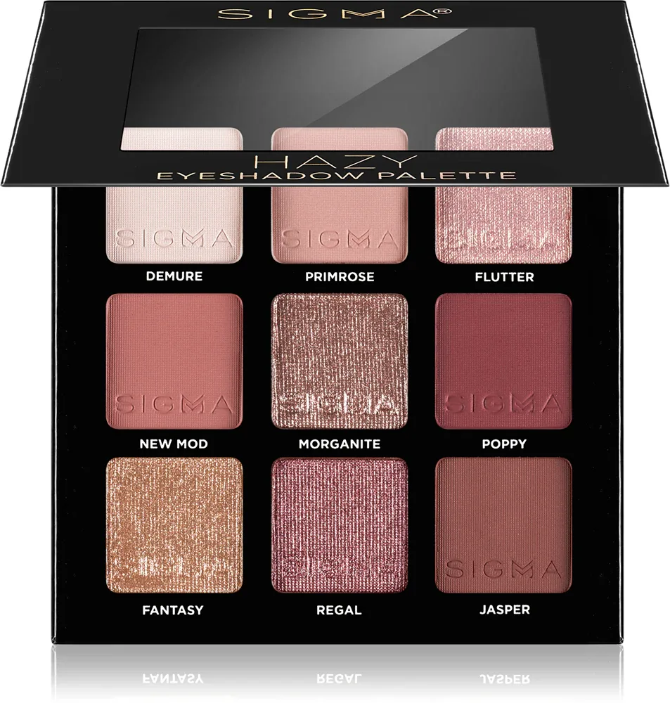 Sigma Beauty Eyeshadow Palette Rosy - Палетка теней для век: палетка теней для век, 9 г