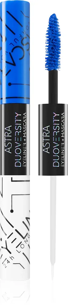 Astra Make-up Duoversity - Тушь для ресниц и подводка 2 в 1, 2 мл, оттенок 01 Cryogenic Love