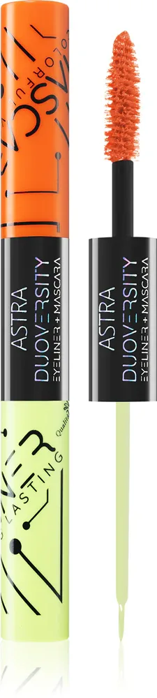 Astra Make-up Duoversity - Тушь для ресниц и подводка 2 в 1, 2 мл, оттенок 03 Acid Lounge