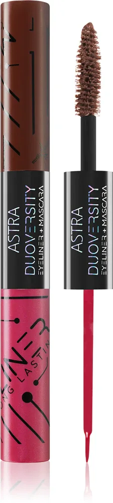 Astra Make-up Duoversity - Тушь для ресниц и подводка 2 в 1, 2 мл, оттенок 06 Cyber Barrio
