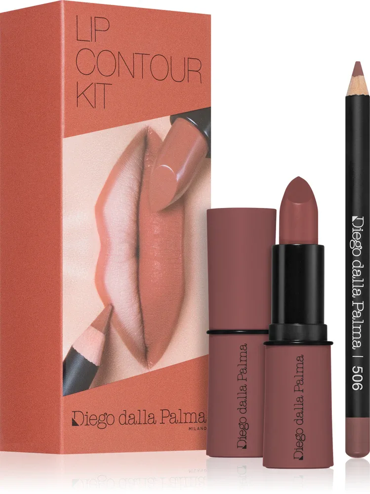 Diego dalla Palma Lip Contour Kit - Набор для губ, 5.1 г, оттенок 506 MAUVE
